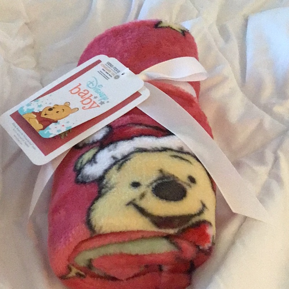 Disney Winnie the Pooh My 1st Christmas Blanket